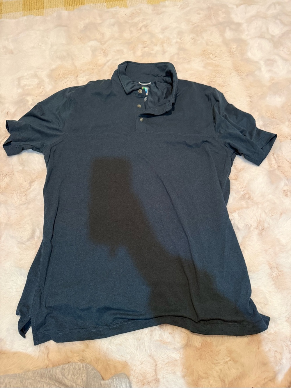 Men's Dark Blue Polo Shirt - Classic Everyday Style